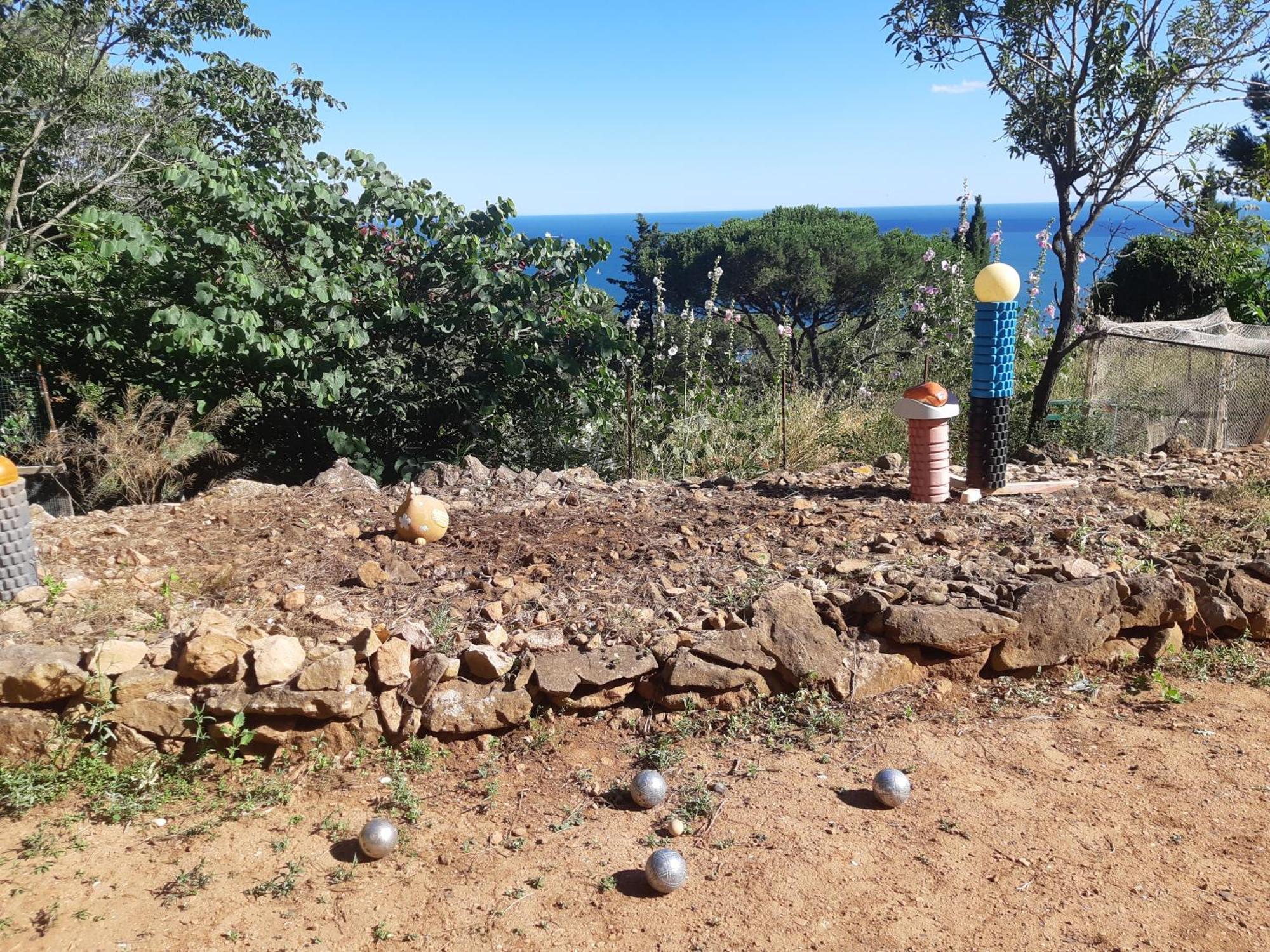 Haut De Villa Au Mont St Clair Vue Exceptionnelle Mer Et Foret Terrasses, Piscine, Petanque, Solarium Prives Сет Екстериор снимка